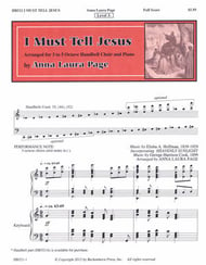 I Must Tell Jesus Handbell sheet music cover Thumbnail